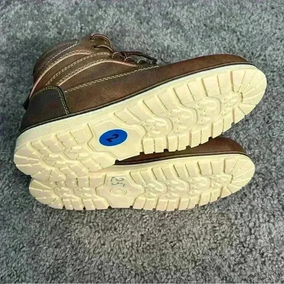 Eddie Bauer Boys Front Lace Up Boots Size 2 - Picture 2 of 5